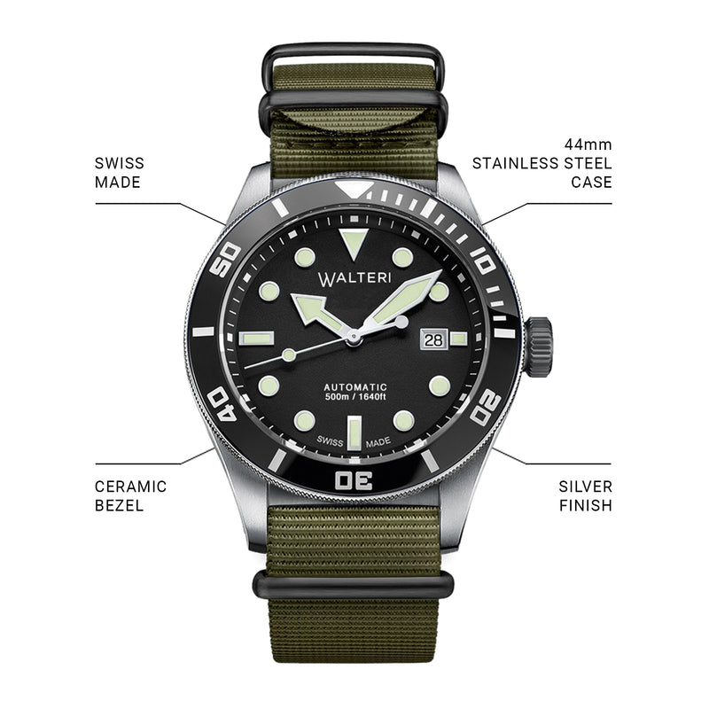 OCEANER 500 'BLACK CROWN MILITARY' LIMITED EDITION 149 PCS